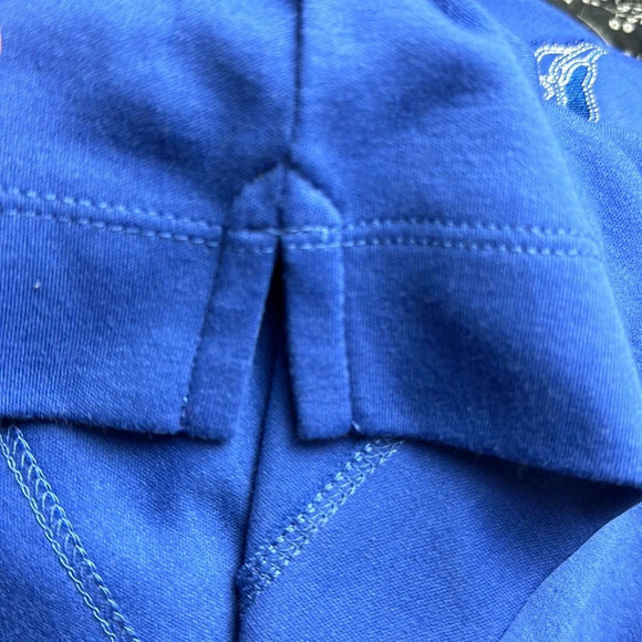 NWOT Royal blue short sleeve t-shirt hummingbird embroidery blue crystals 10-12 - Picture 7 of 7